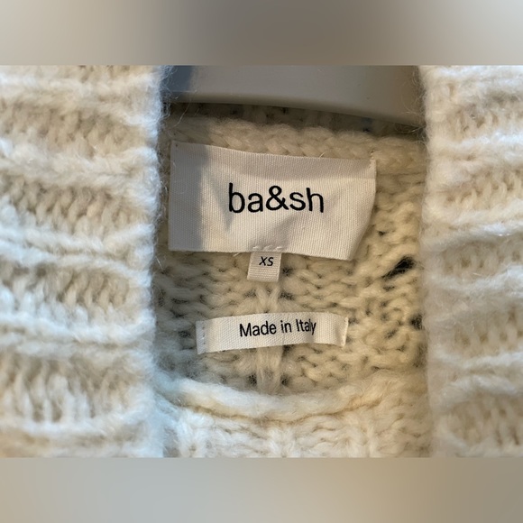 Ba&sh cream mock turtle sweater, size XS - Picture 8 of 9